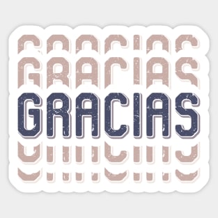 Vintage Gracias Sticker